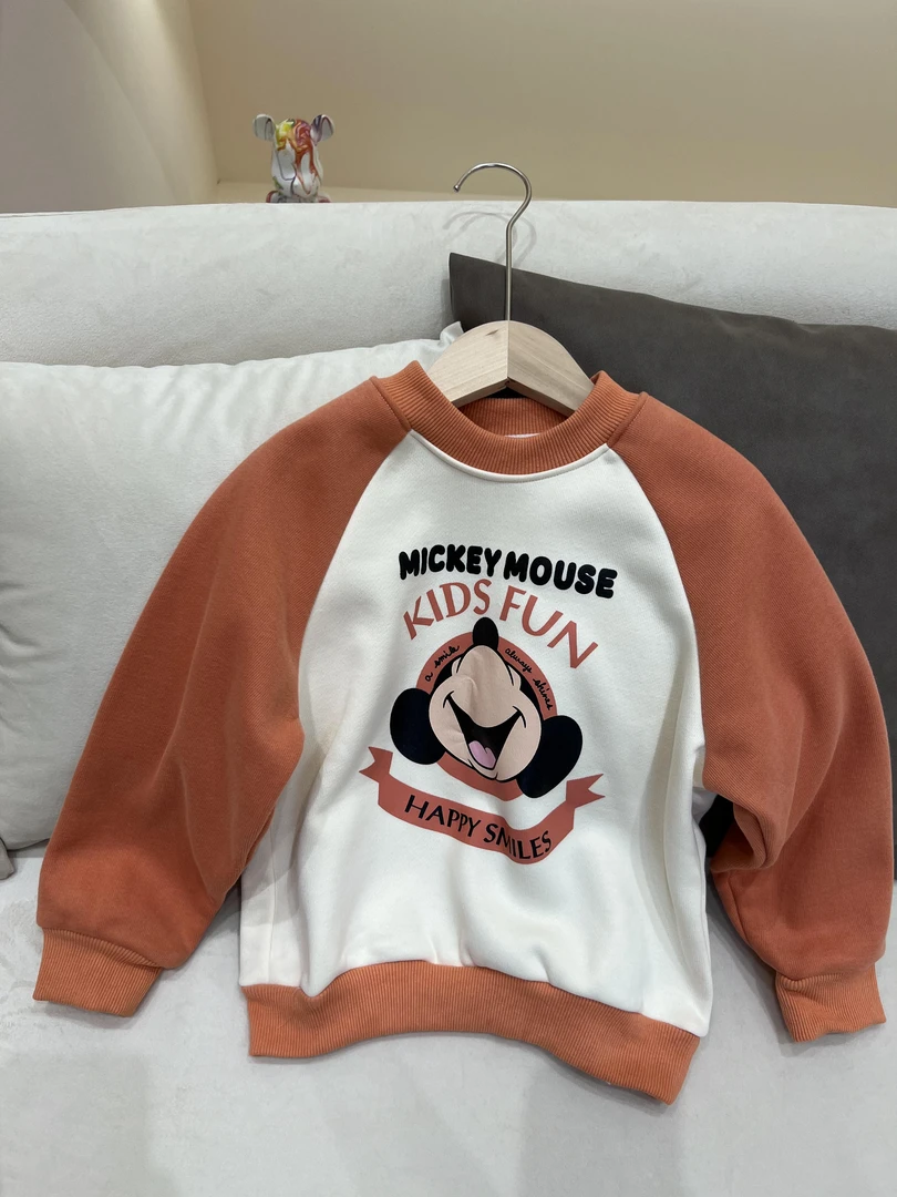 DB221YU42桔色（加绒卫衣）