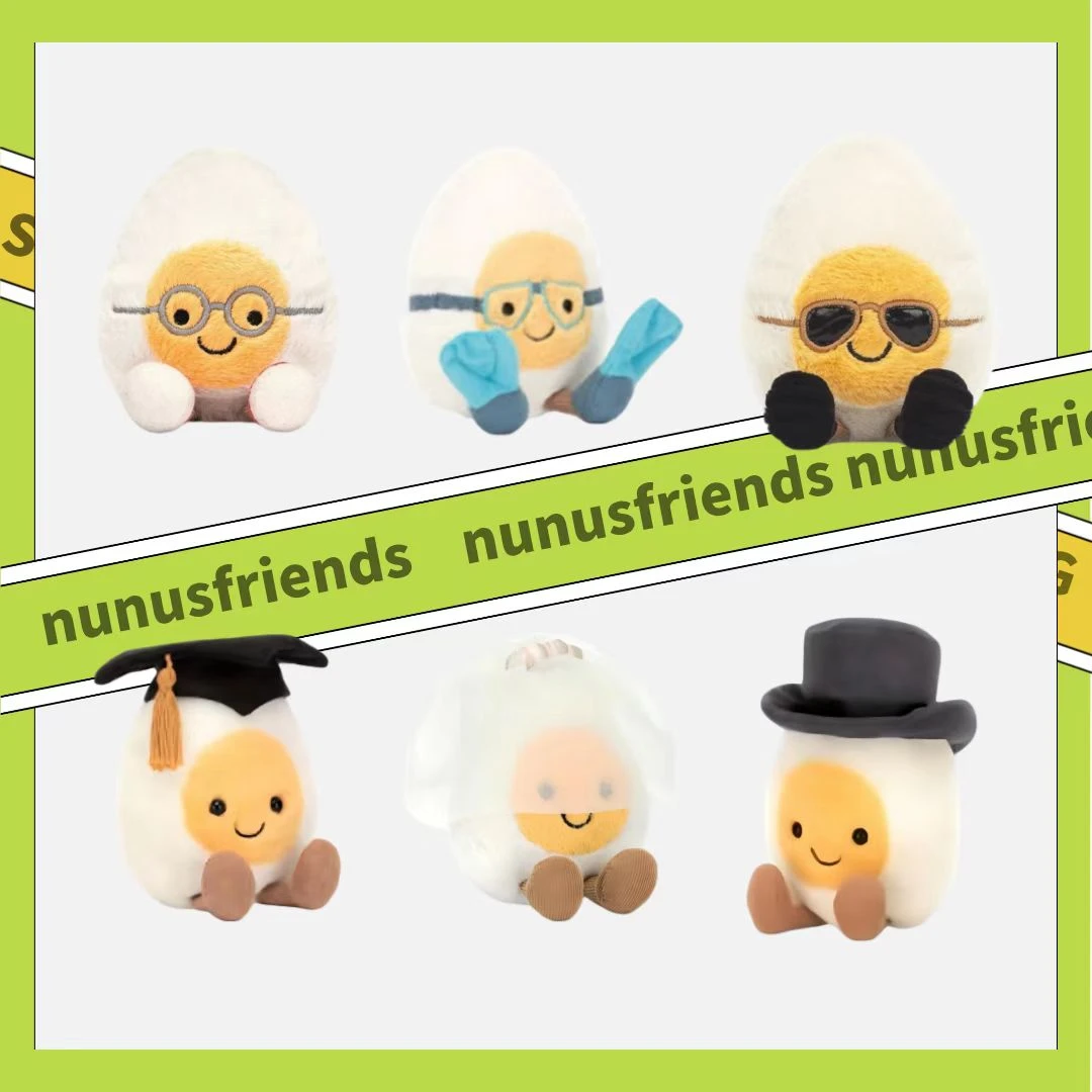 英国代购正品趣味微笑水煮蛋Boiled egg新郎新娘趣味鸡蛋玩偶