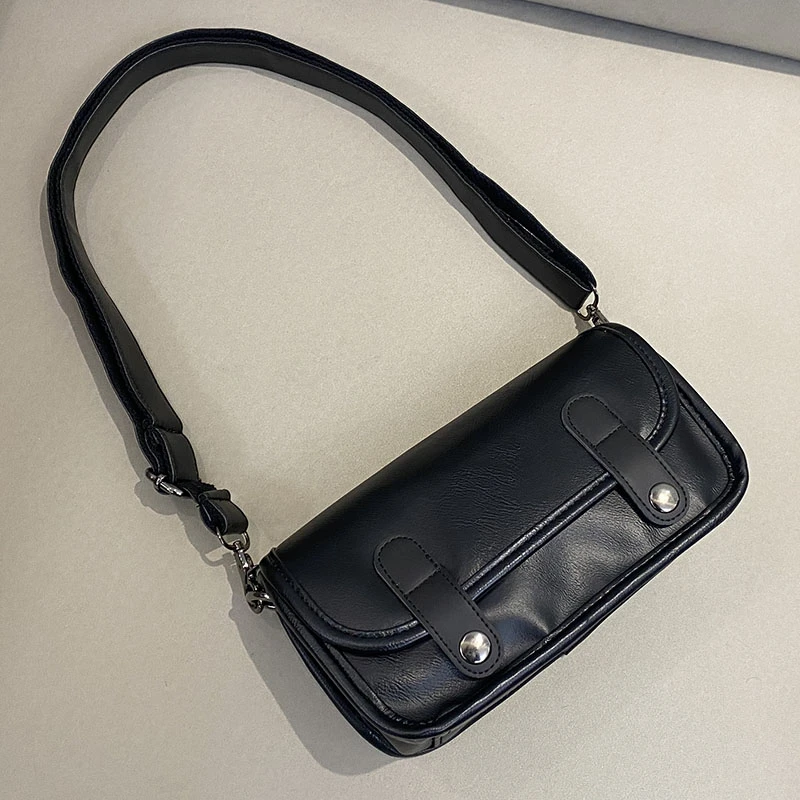 日系斜挎包男韩版潮流单肩包百搭男女学生休闲时尚小包邮差包ins