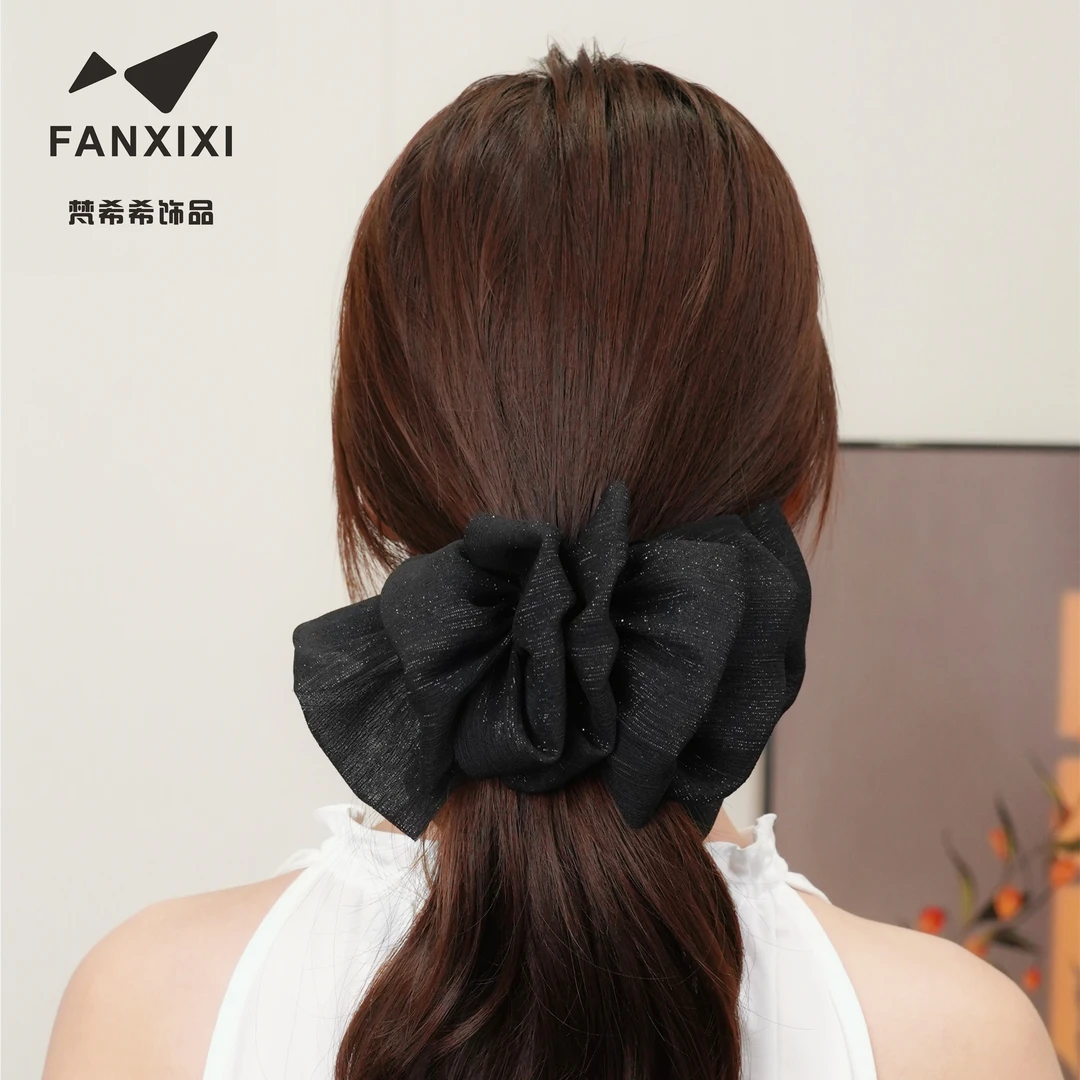 梵希希 气质云朵泡泡雪纺丸子夹高级感