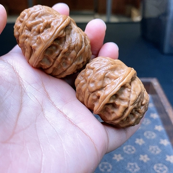 文玩核桃把件野生龙墩909