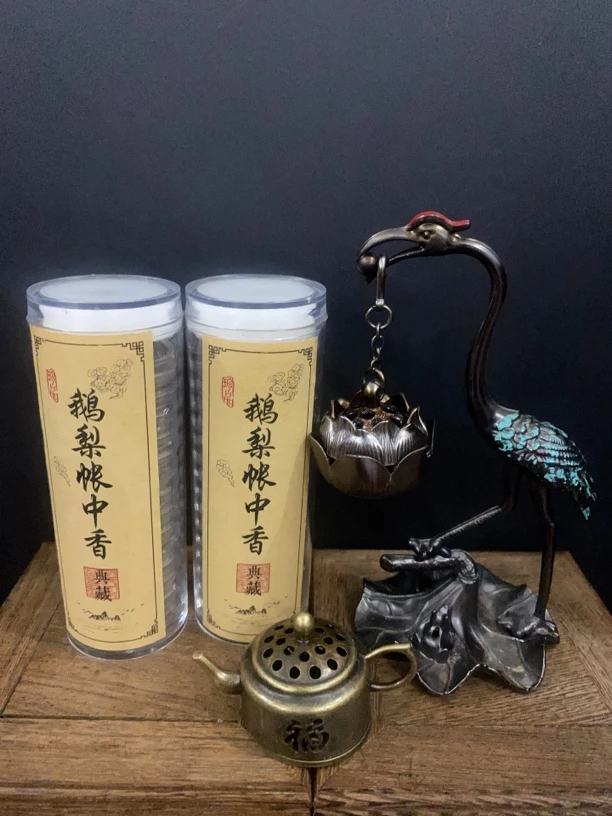大仙鹤（公仙鹤）➕2罐高阶段鹅梨帐中香➕茶壶香炉