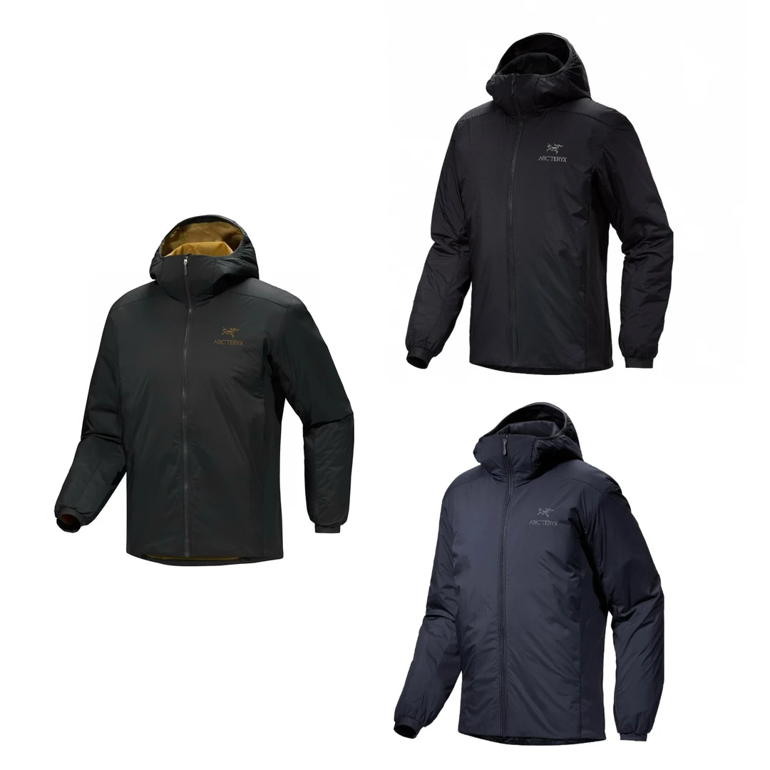 ATOM Hoody /lt M Logo字母图案棉服连帽防风保暖