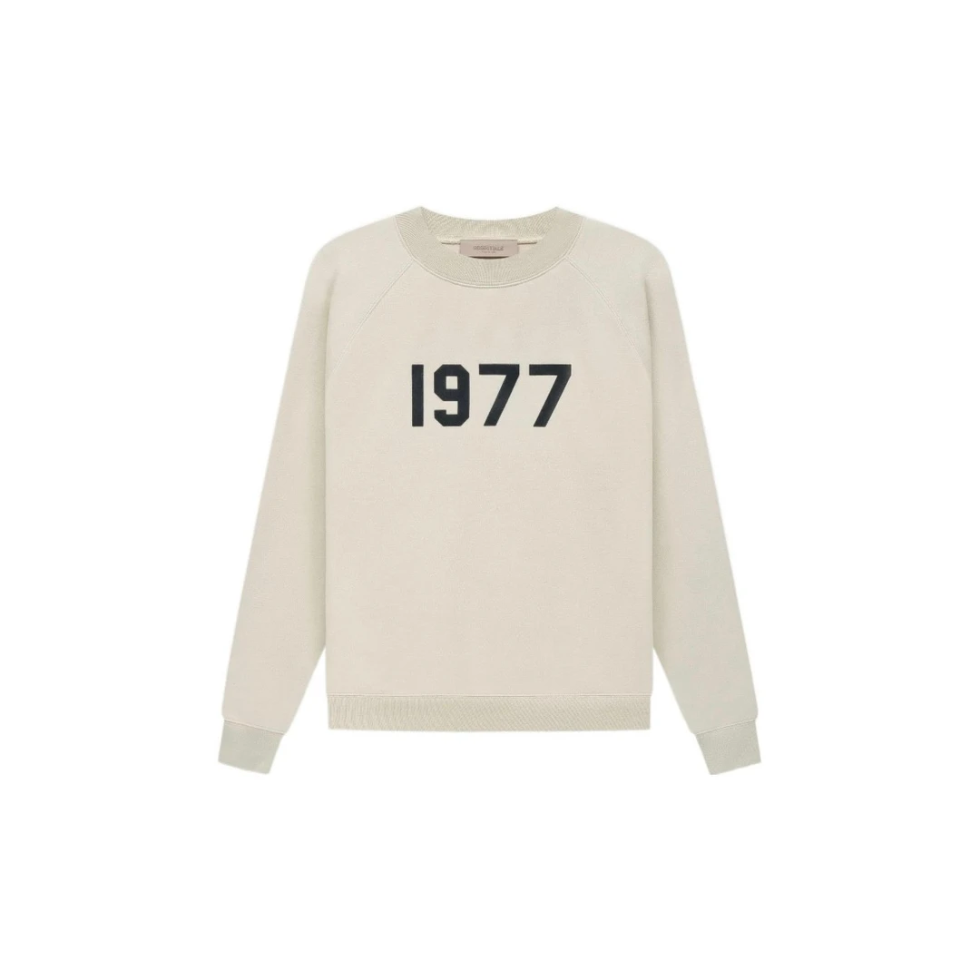 Fear Of God Essentials 22FW新款米白1977圆领字母卫衣