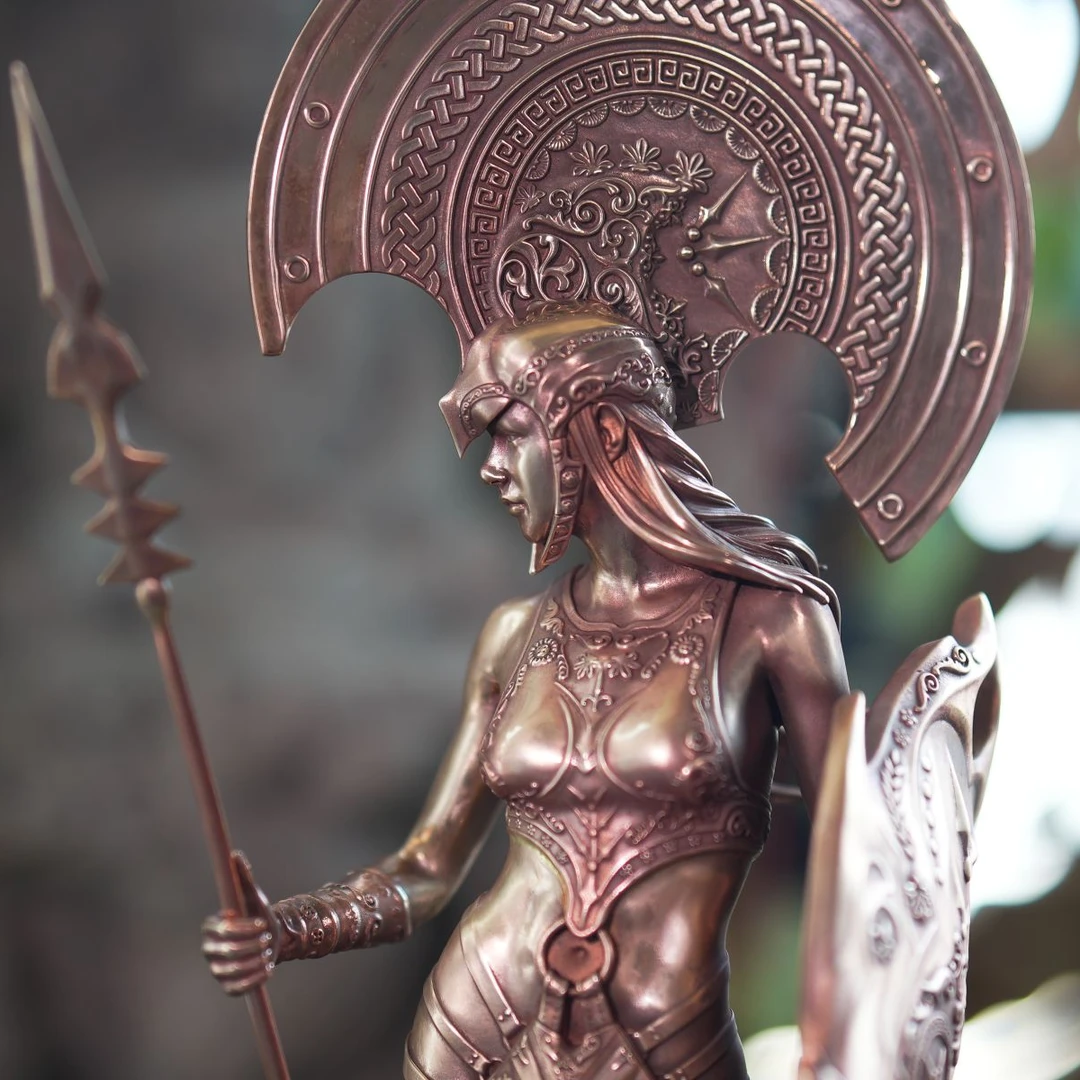 墨生铜雕像潮流雕像青铜紫铜收藏品艺术品希腊女神古典高质量模型