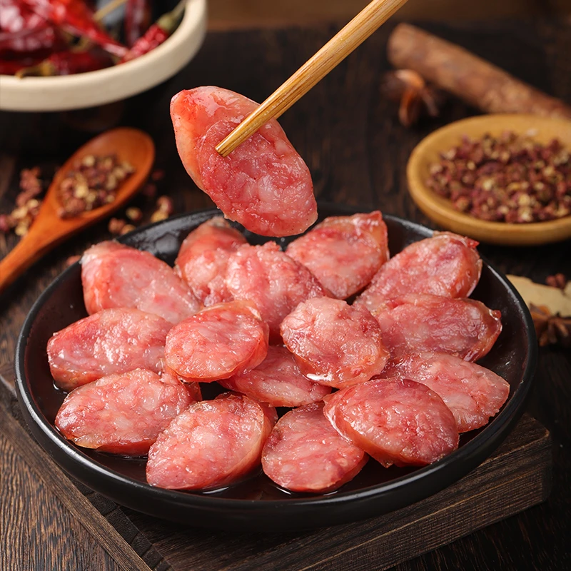 原味手工香肠 炭火烤制 鲜肉紧实猪腿肉 烤肠纯肉 湖南特产香肠