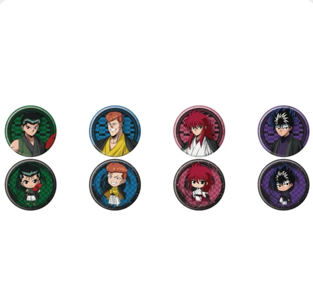 【幽游白书】小丑社45周年吧唧全8种 富坚义博（默认代拆）