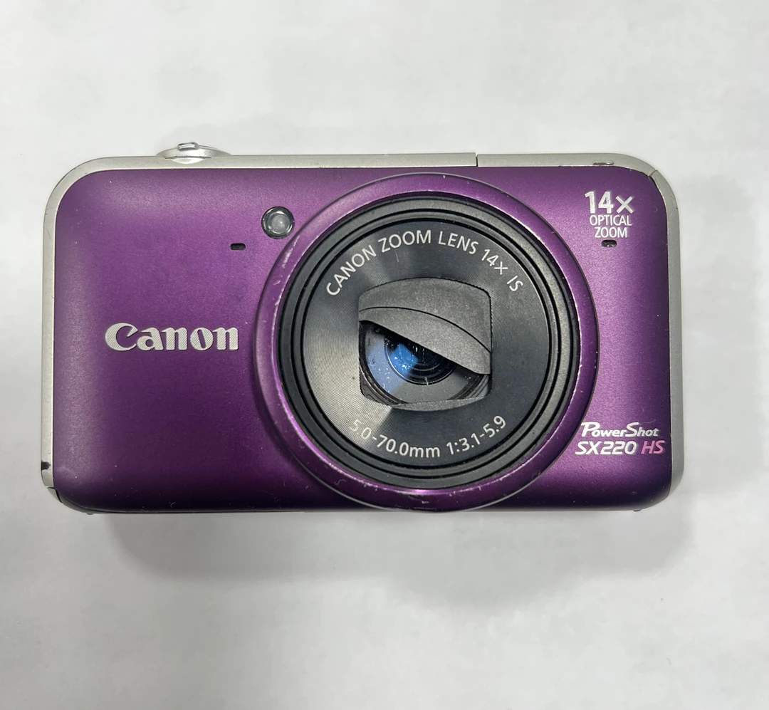 9新 Canon/佳能 Sx220 屏幕有暗角镜头帘有一半缺失不影响出片