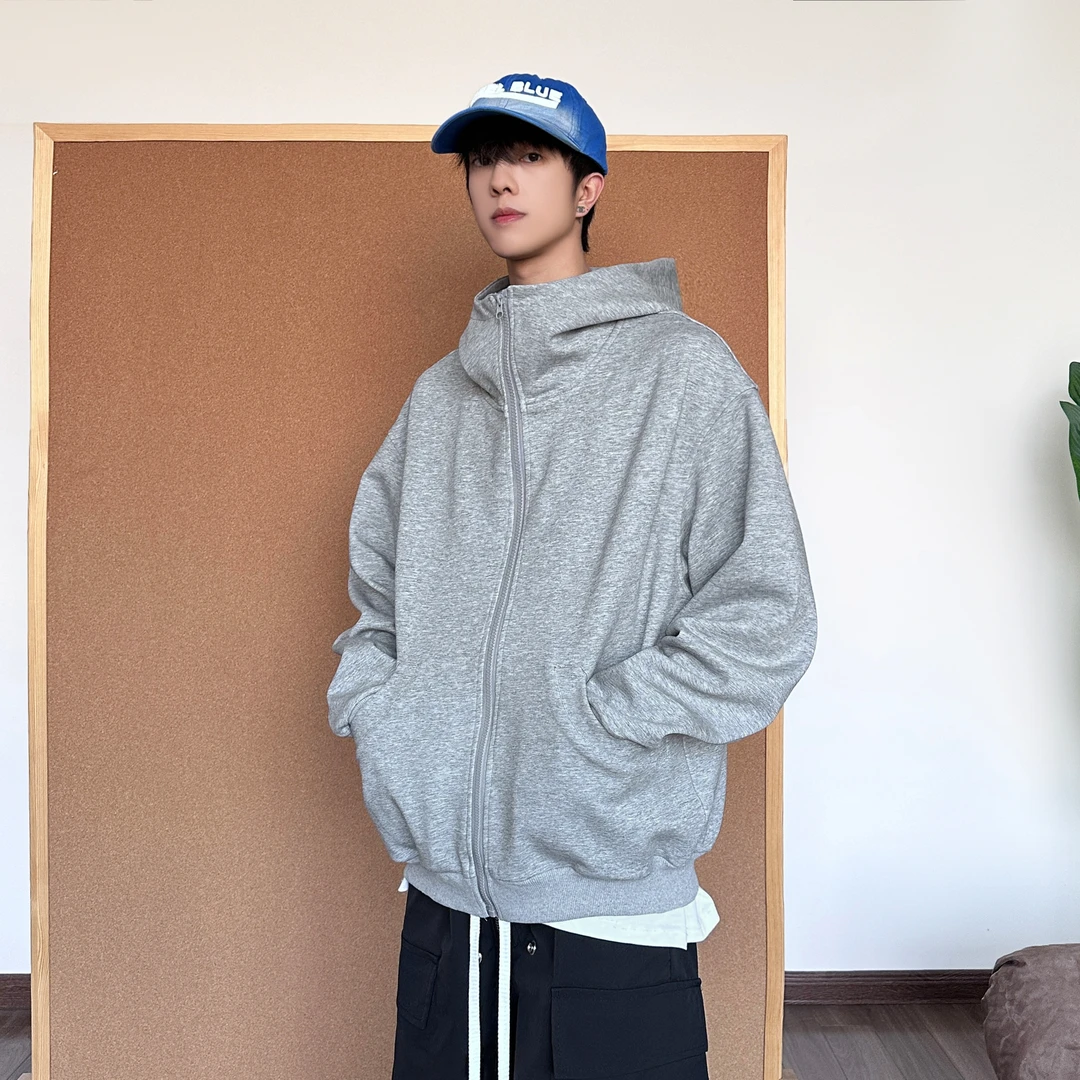 秋季卫衣套头宽松连帽百搭帅气痞帅韩版ins港风男女同款情侣外套