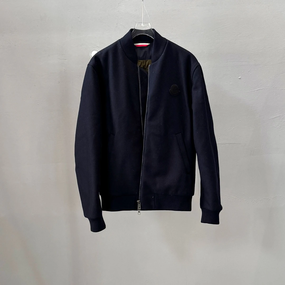 99新 蒙口 羊毛黑标棒球羽绒服/1码/Sw23438