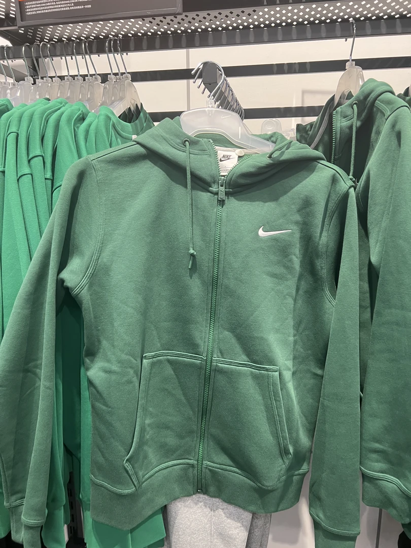 耐克Nike 男子加绒春秋款针织连帽保暖运动休闲外套623451-341