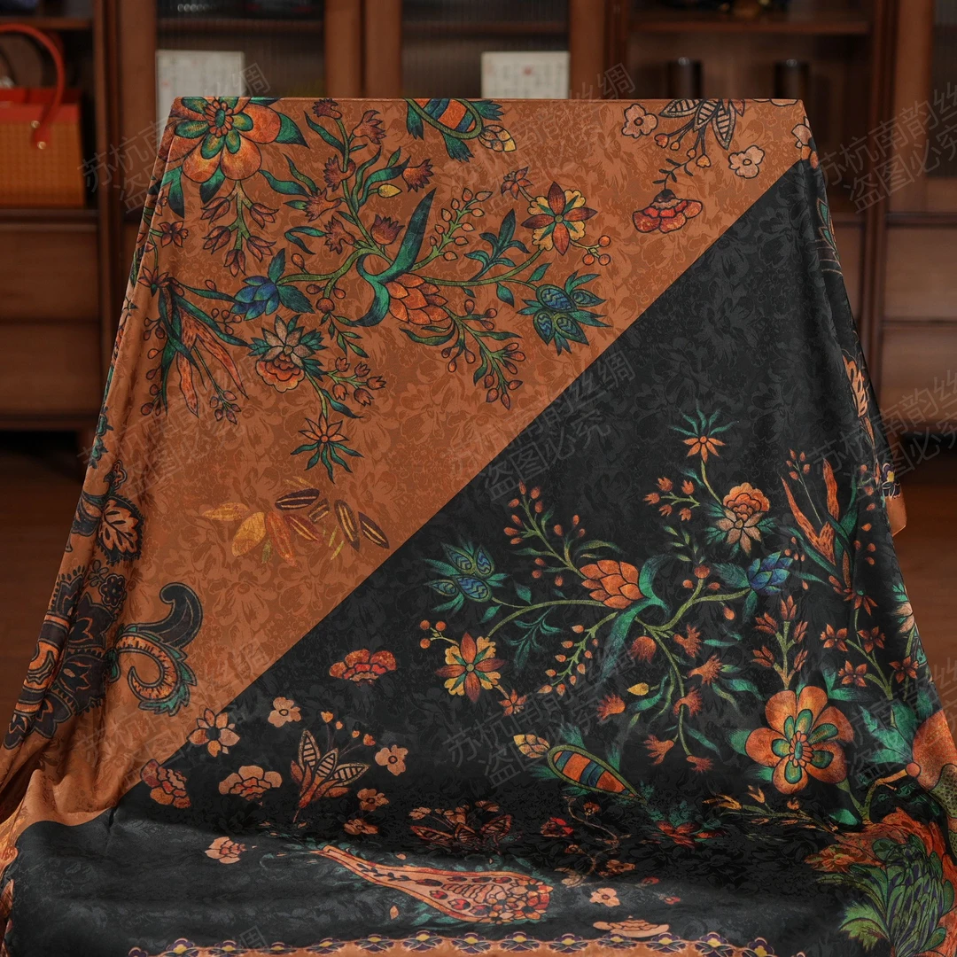 【C83-34波斯风情】140*140丝巾女士时尚百搭双面中国风花色香云