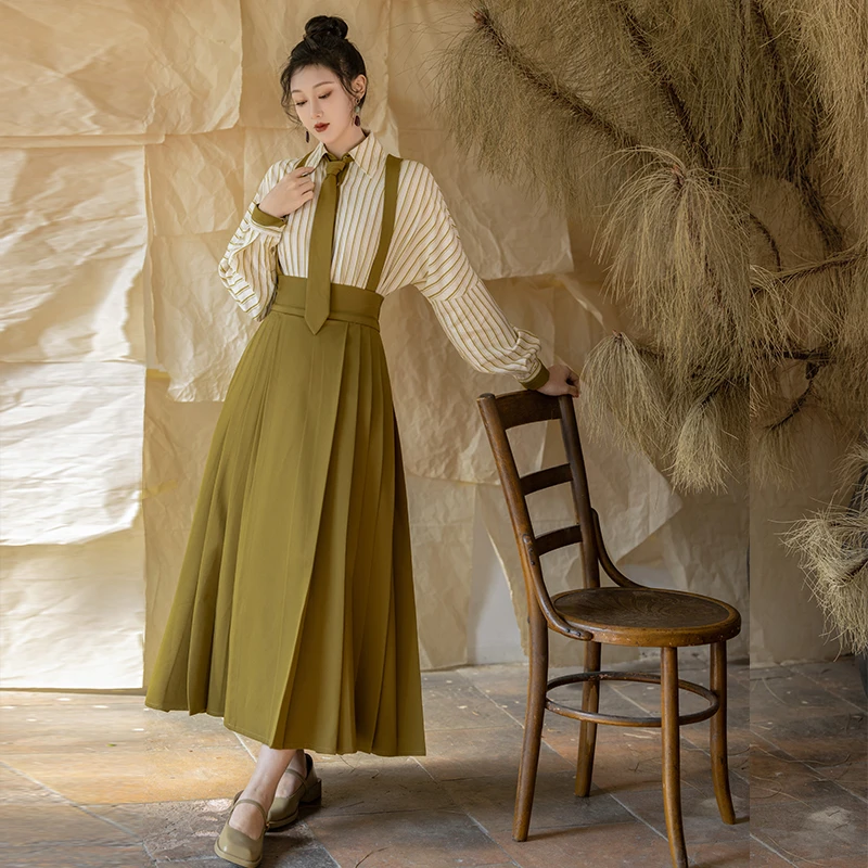 拟梦衬衫【春山】日常款马面裙国风新中式汉元改良复古春夏