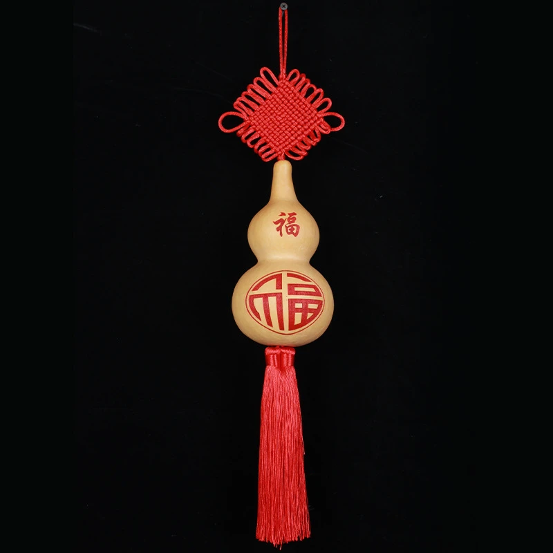 自然生长 16-20厘米天然大小葫芦中国结精美挂件美观家居客厅卧室