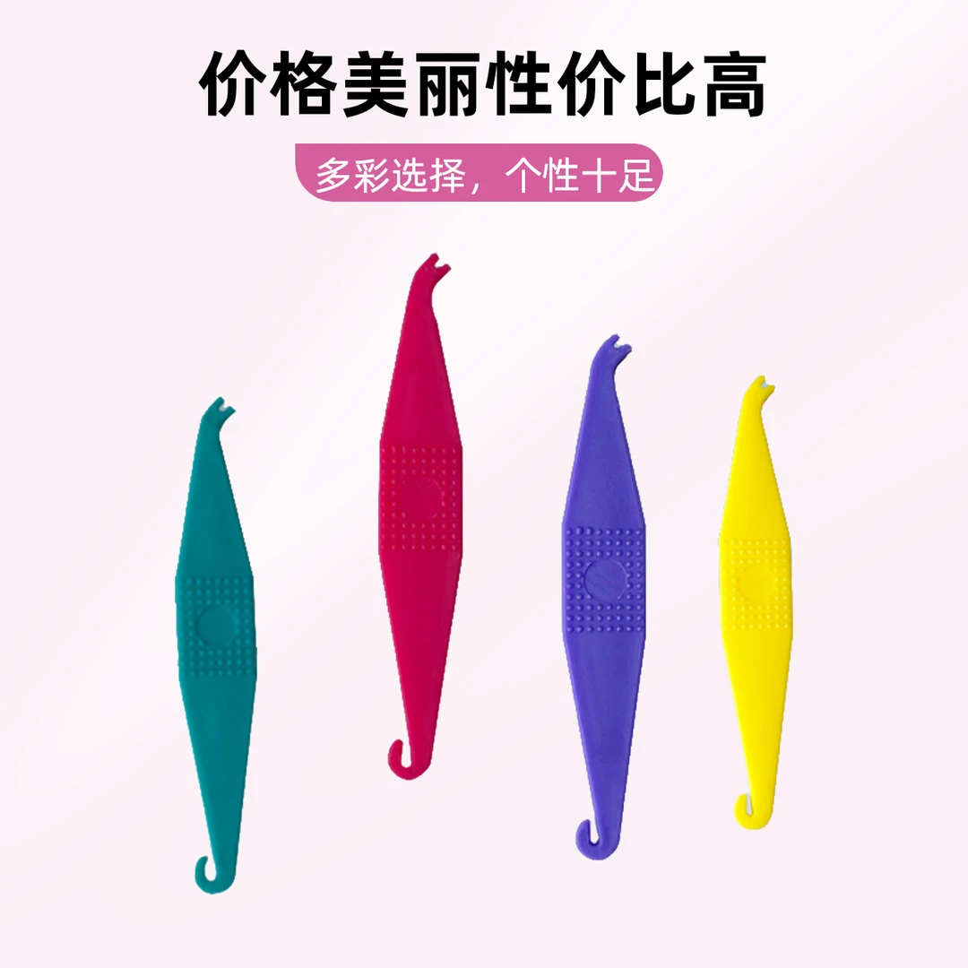 正畸皮筋挂钩牵引器隐形工具摘取钩橡皮筋放置牙套矫正挂钩子便携