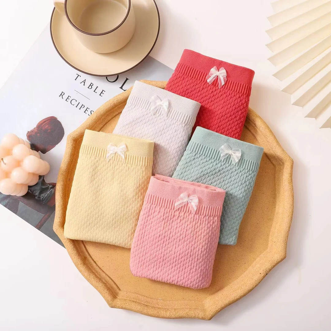 中高腰女士艾草温变豆豆裤二代6634