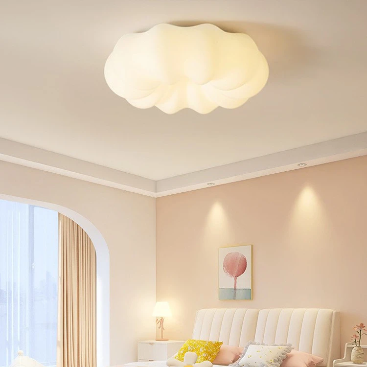 全光谱led卧室灯吸顶灯奶油风南瓜灯现代餐简约高级感儿童房灯具