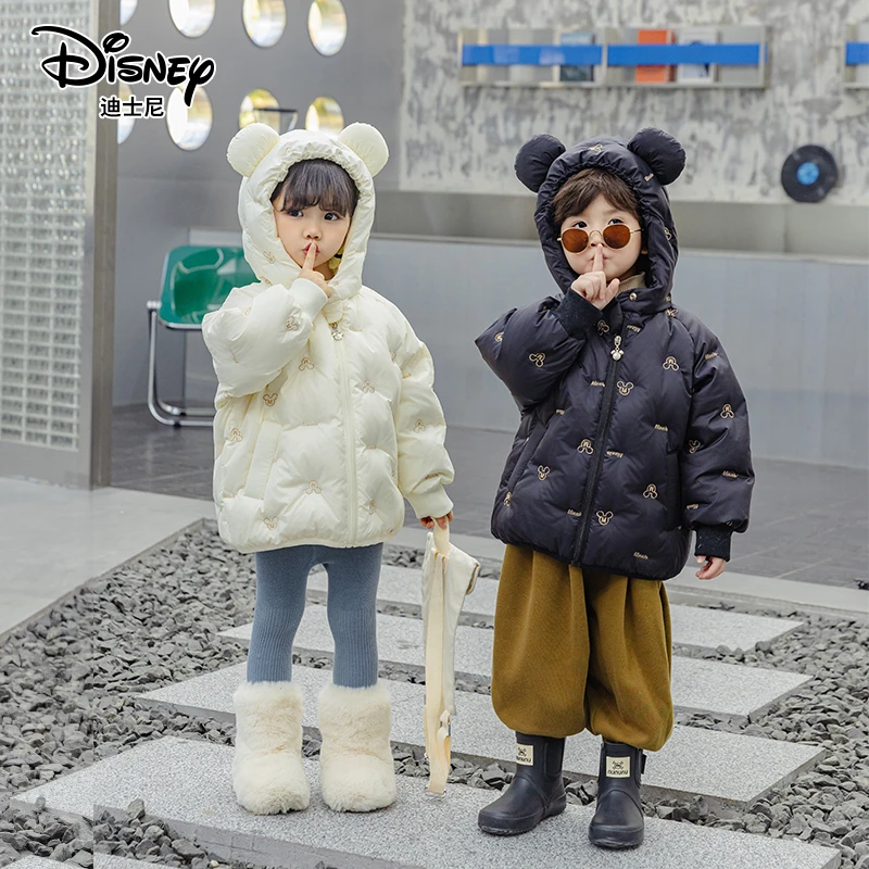迪士尼儿童羽绒服连帽冬季冬装XYE4SU750【Tz】