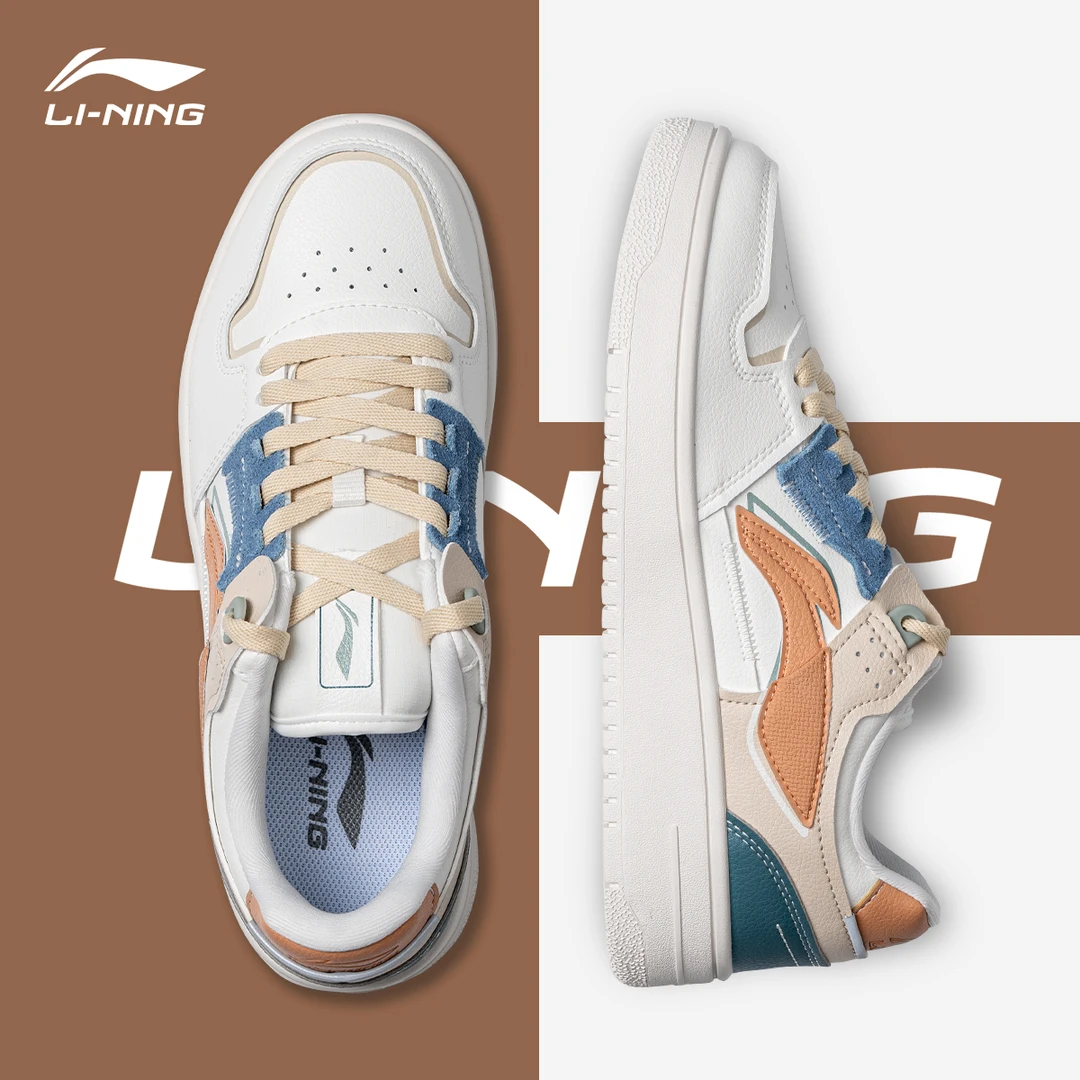 李宁天迹板鞋男2024秋季经典休闲潮流百搭运动学生小白鞋运动鞋