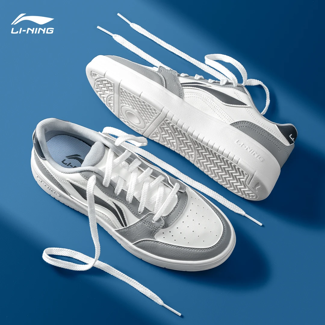 李宁板鞋男鞋新款元宝秋季低帮经典透气学生休闲运动鞋小白鞋男款