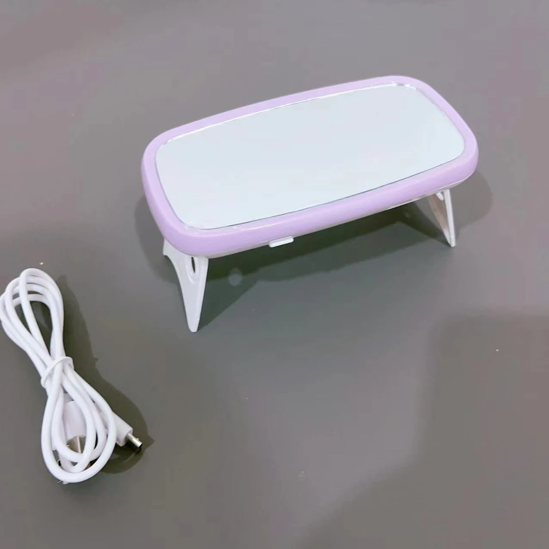 USB镜子鼠标灯-紫色