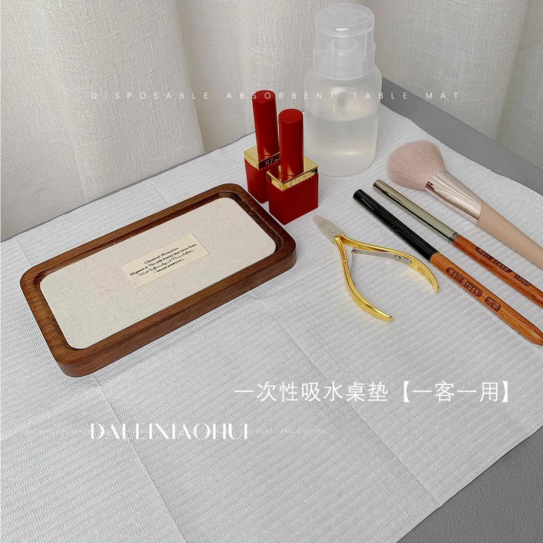 美甲一次性桌垫 防水防尘清洁垫手枕垫一客一用桌布垫美甲店工具