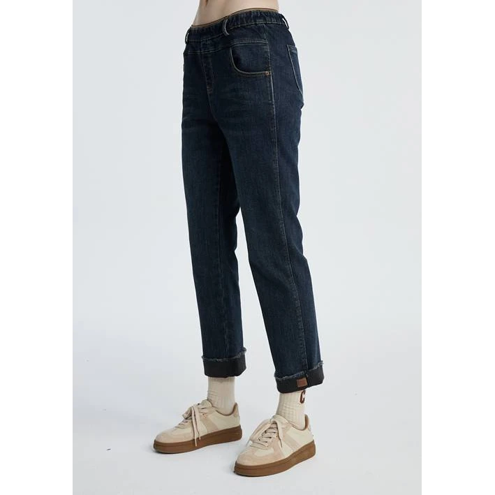 水淼 冬季厚款牛仔裤 9366