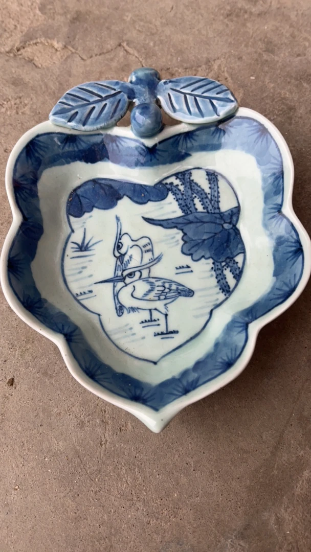 瓷，青花瓷，碧玺，碟