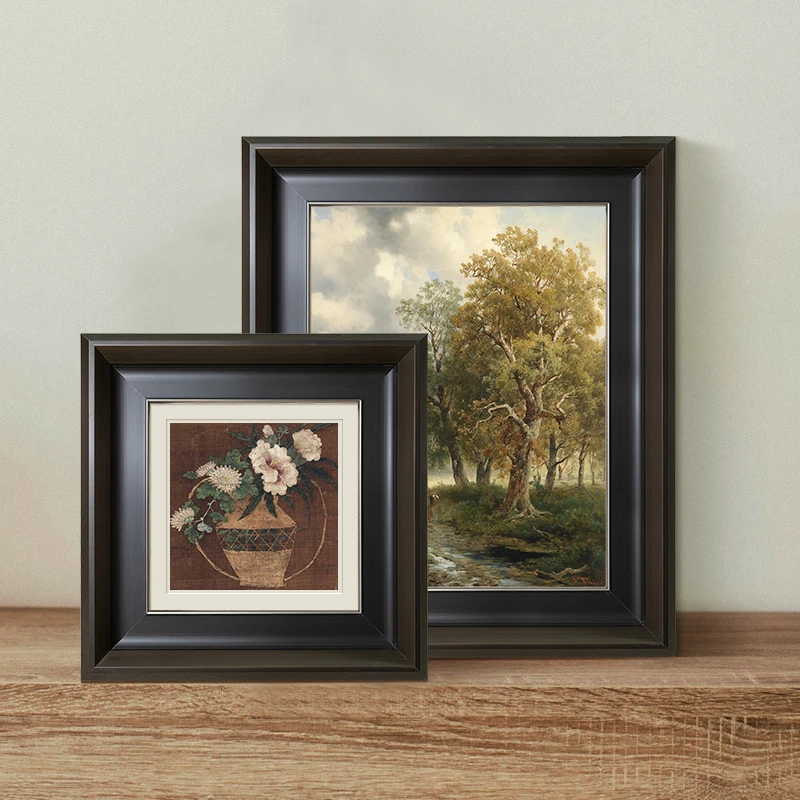 油画画框实木装裱外框油画框空框定制欧式复古大尺寸相框高端框架