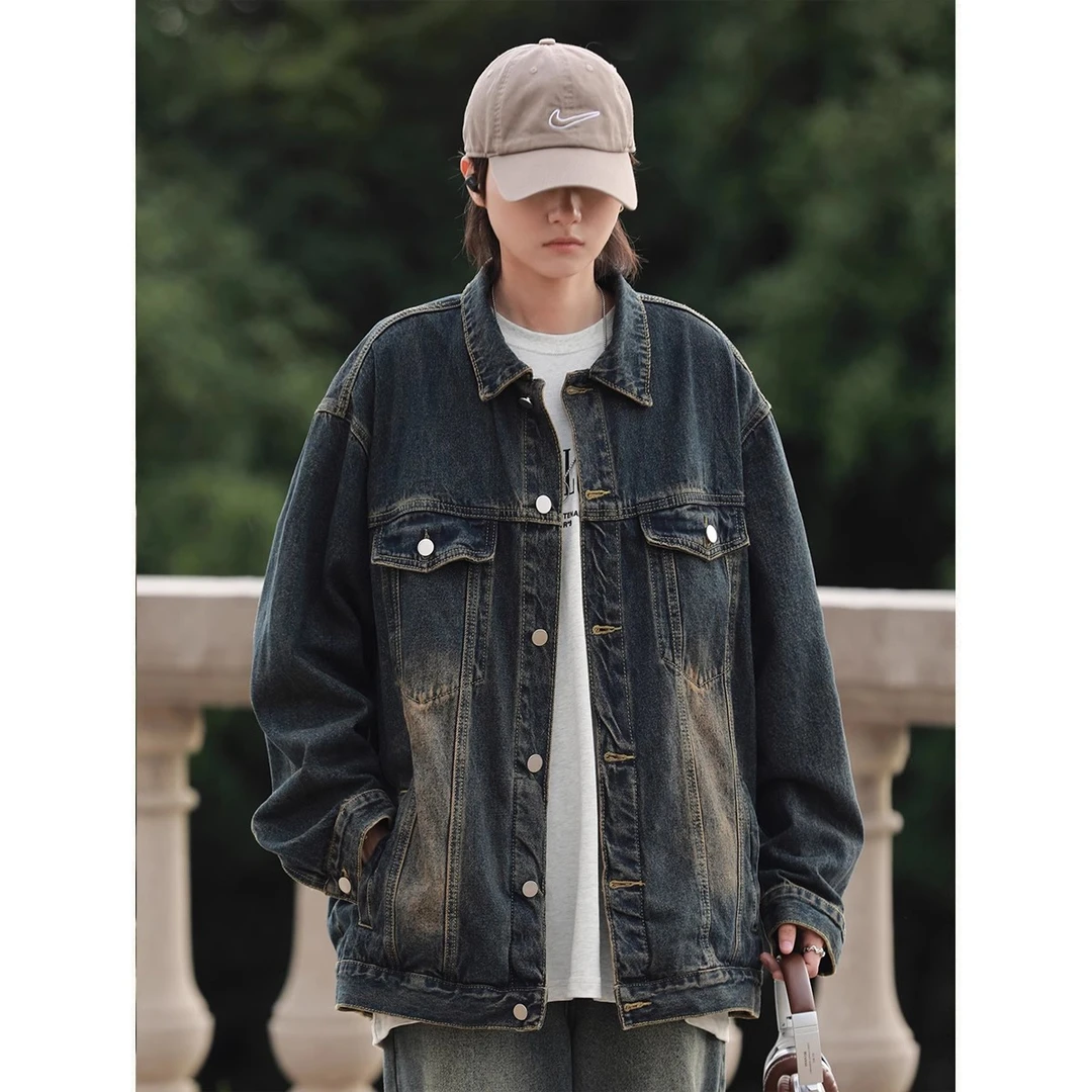 复古牛仔衣高级感外套女装秋季2025新款宽松休闲美式夹克爆款上衣