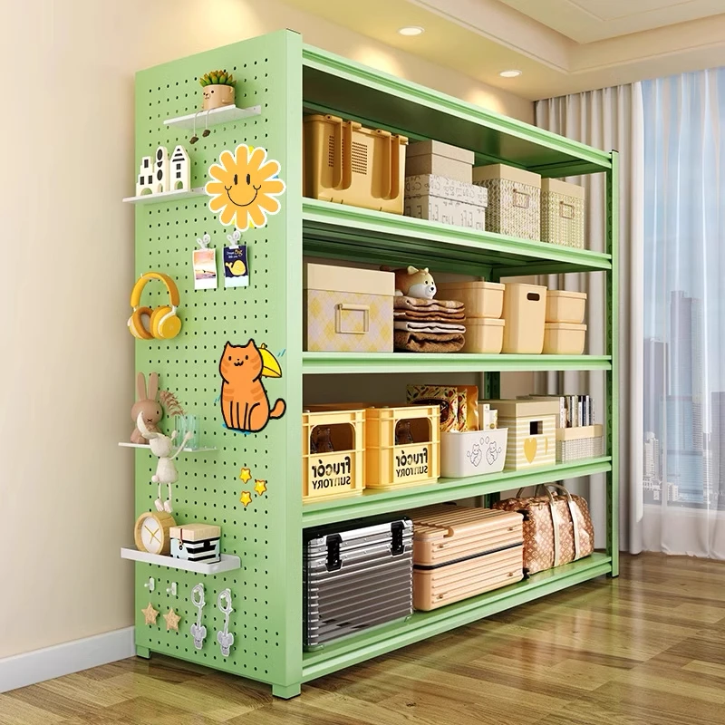 阳台货架仓储置物架家用客厅落地多层铁架子储物架杂物钢制收纳架