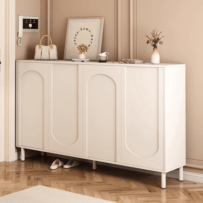 【素屑宜木】鞋柜奶油风格鞋柜家用门口网红玄关柜大容量储物柜