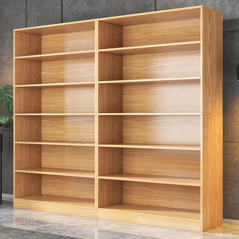 【润材】书柜书架落地置物架简约靠墙收纳储物柜展示柜组合高