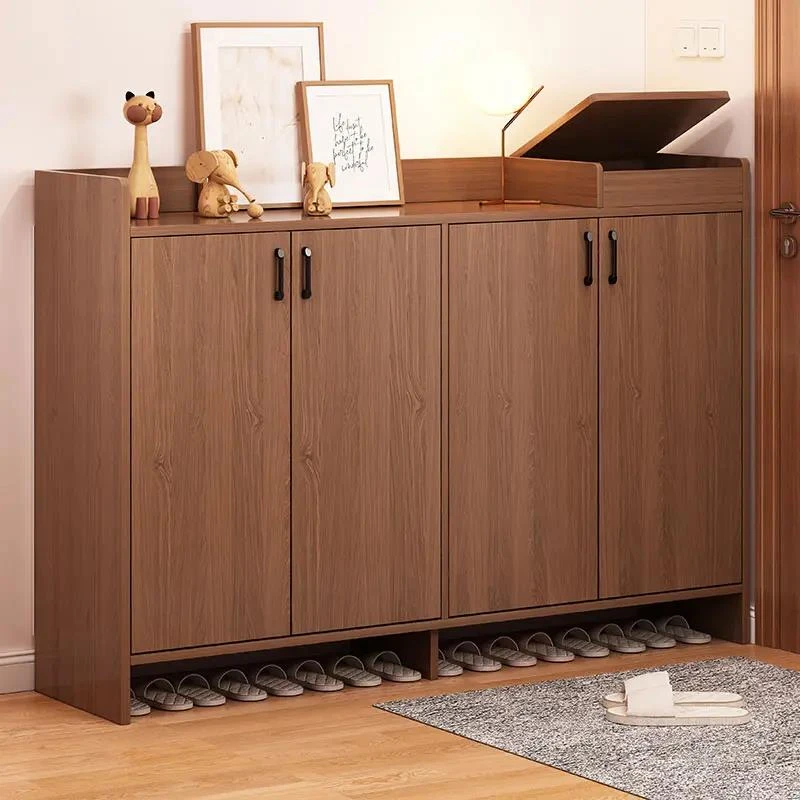 【桔冉家具】鞋柜门口进门靠墙入户防尘收纳柜多层大容量鞋架俊