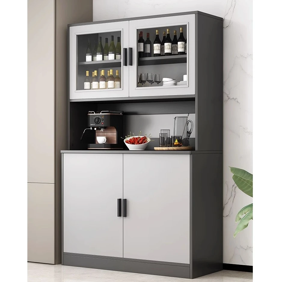 【桔冉家具】餐边柜靠墙一体收纳柜酒柜家用客厅储物柜茶水柜高柜