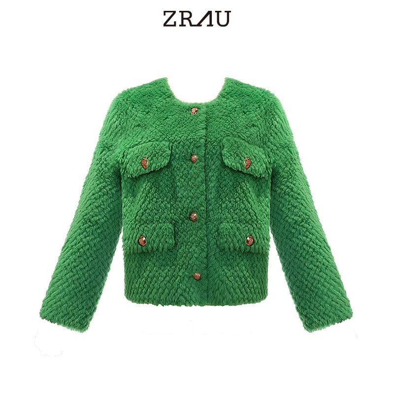 ZRAU高贵气质皮毛一体外套94090245637