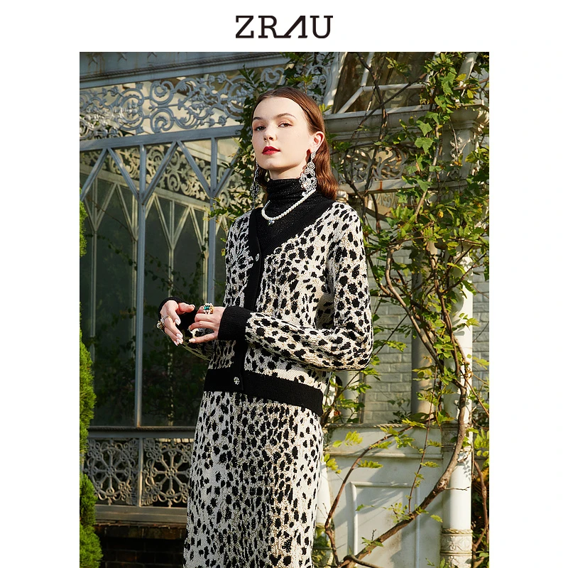 ZRAU毛衫上衣半身裙两件套91050833622+91180233521