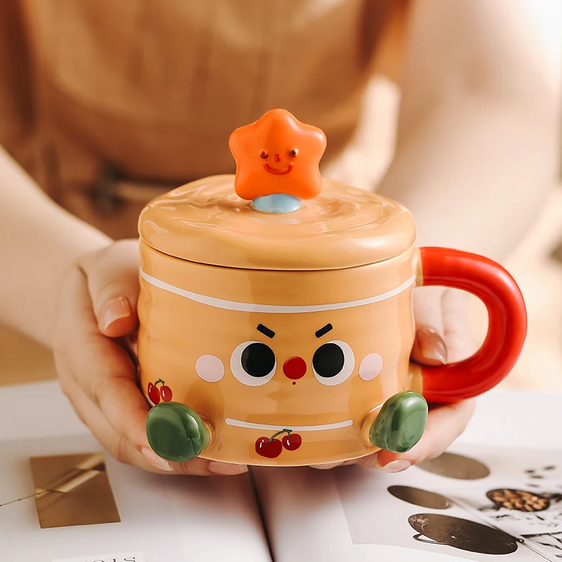 精东家生日礼物表情马克杯送闺蜜情侣搞怪陶瓷杯子高颜值实用水杯