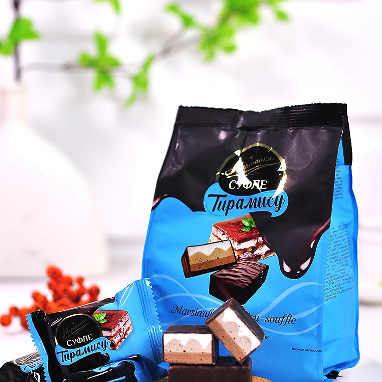 俄罗斯涅夫斯基牌舒芙蕾夹心巧克力糖200克/袋