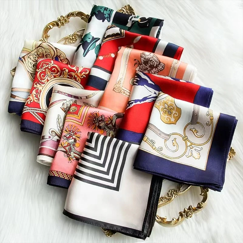 随机方巾不挑颜色花型方巾丝巾