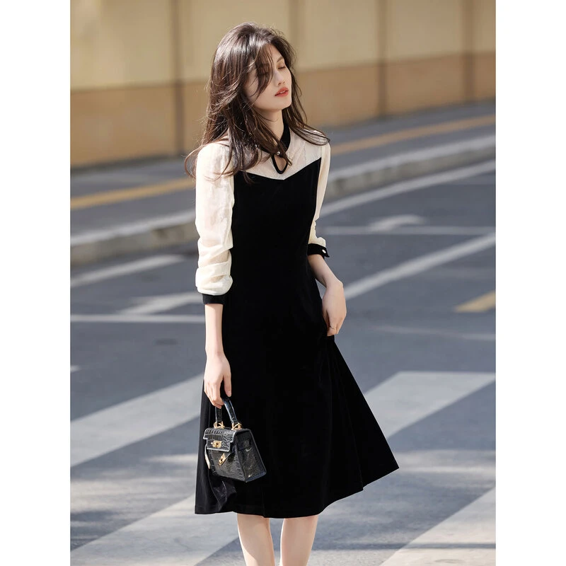 时尚气质连衣裙SXL24016