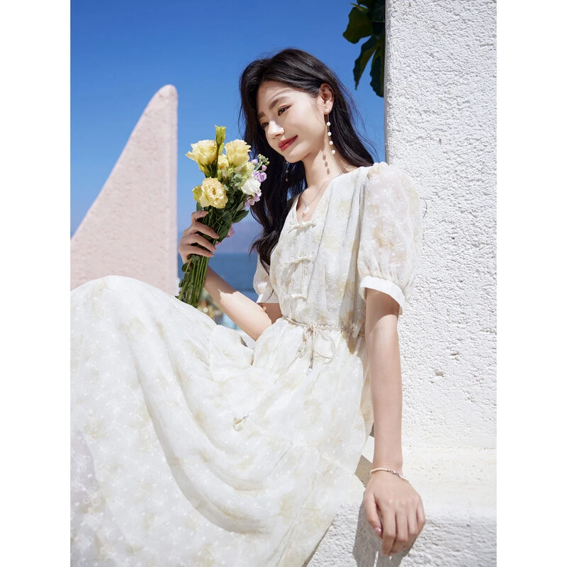 时尚气质连衣裙SXL24034