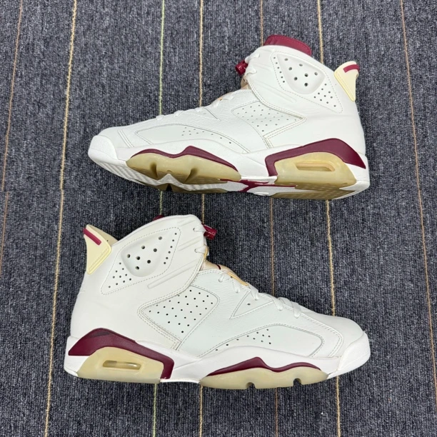 （44.5码）AJ6篮球鞋/魔力红/配盒/384664-116公价1879