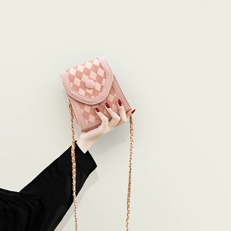 放手机的小包包女夏季2025新款今年流行高级感链条迷你斜挎手机包