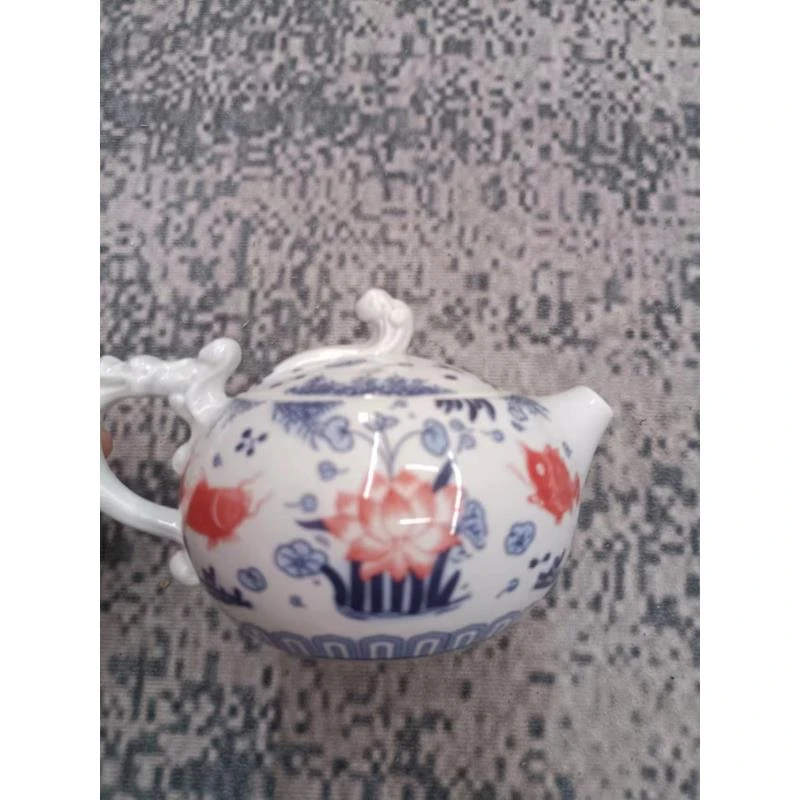 鱼戏莲如意正把高端陶瓷泡茶壶A0475