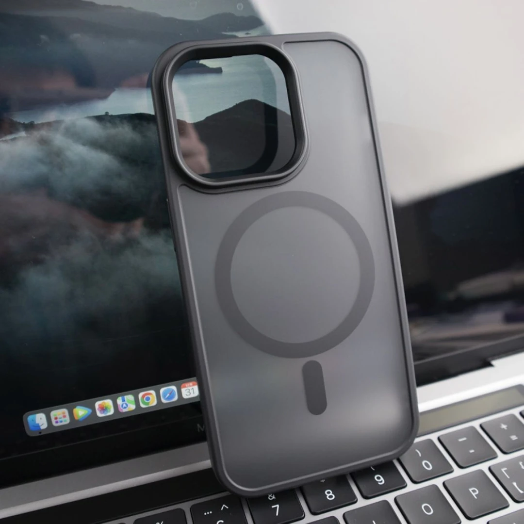 适用iPhone13MagSafe磁吸硅胶手机壳优盾12ProMax磨砂透明 保护套
