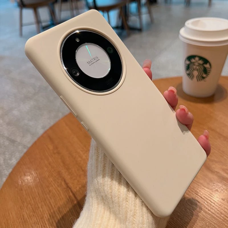 真液态硅胶适用荣耀x50手机壳耐脏X40软糯男女高级感全包防摔曲屏