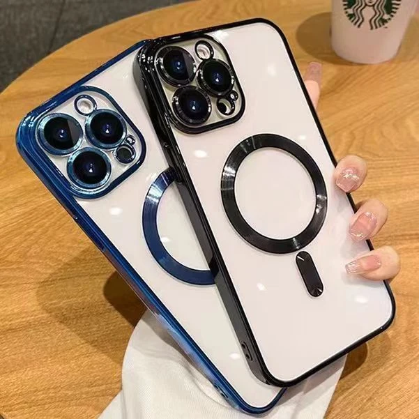 苹果12磁吸手机壳iPhone13Promax全包镜头膜14防摔防尘网11保护套