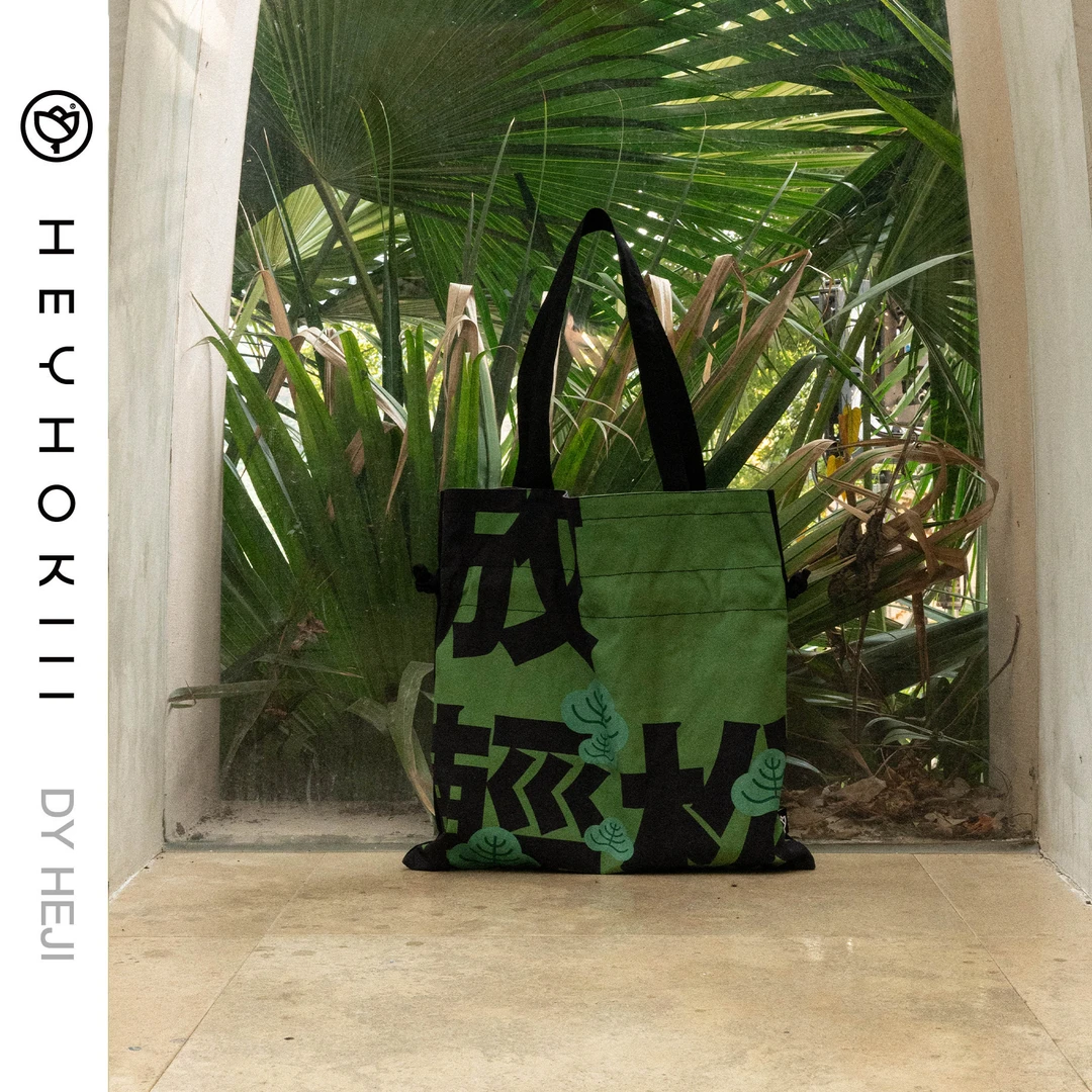 heyhokiii【放轻松】何几设计事务所 原创设计帆布包单肩斜跨百搭