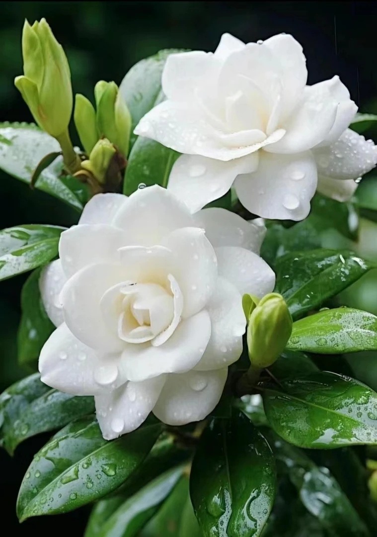 栀子花 绿植盆栽简单易养飘香四溢颜值高白色花瓣云南基地直发